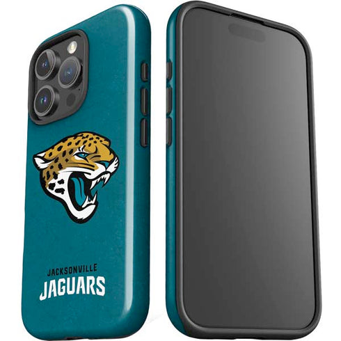 NFL Jacksonville Jaguars Teal Distressed iPhone 16 Pro Max Impact Case
